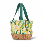 Picnic Lunch Bag | Wicker | Golden Wattle